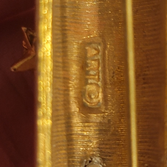 Three Vintage Christmas Pins/Brooches, Tree, Candle, Santa - Picture 7 of 12